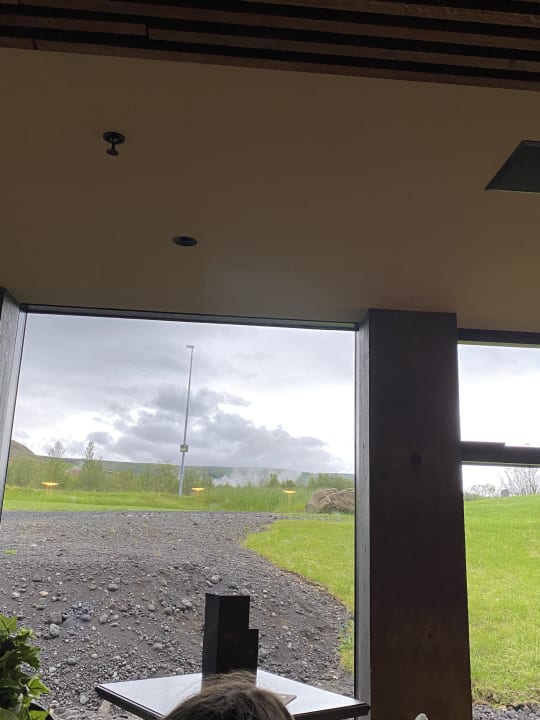 Ausblick Hotel Geysir