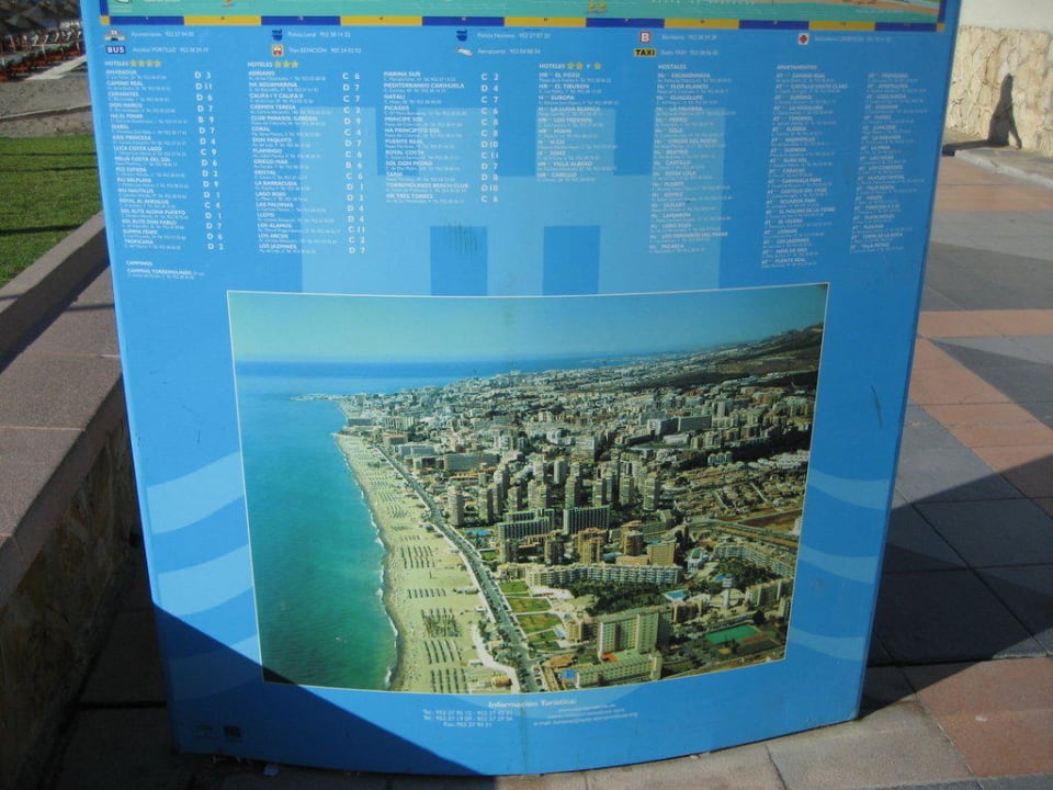 Landkarte von Torremolinos Hotel Riu Nautilus - Adults only