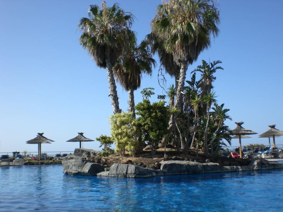 Pool mit einer Insel in der Mitte AluaVillage Fuerteventura
