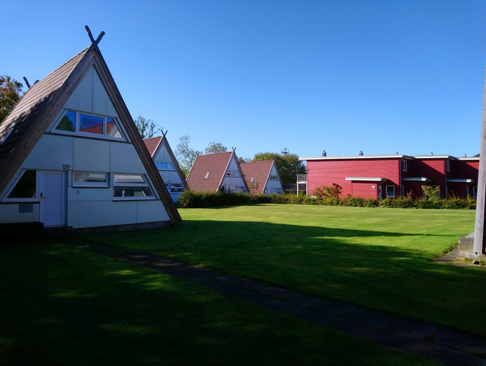 Außenansicht Ferienhauspark Asgard in Damp