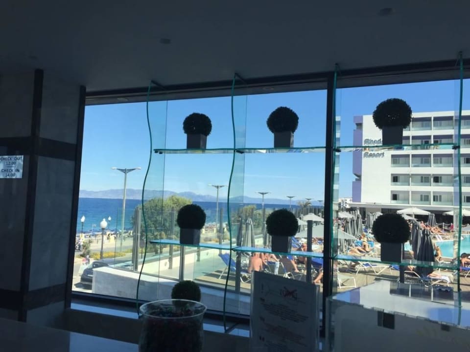 Lobby im Hauptgebäude Rhodos Horizon Resort