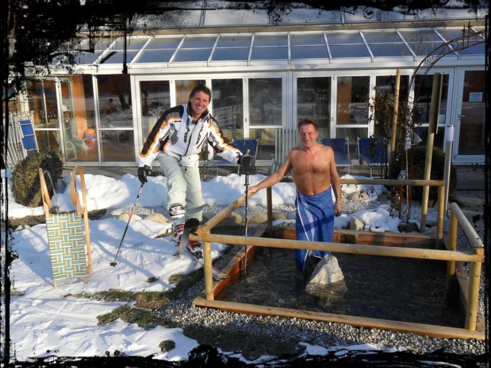 Von der Piste in die Sauna  Hotel Seestuben