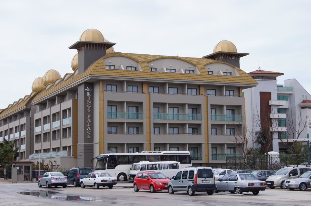 Hotel vom Strand aus Aydinbey Kings Palace & Spa