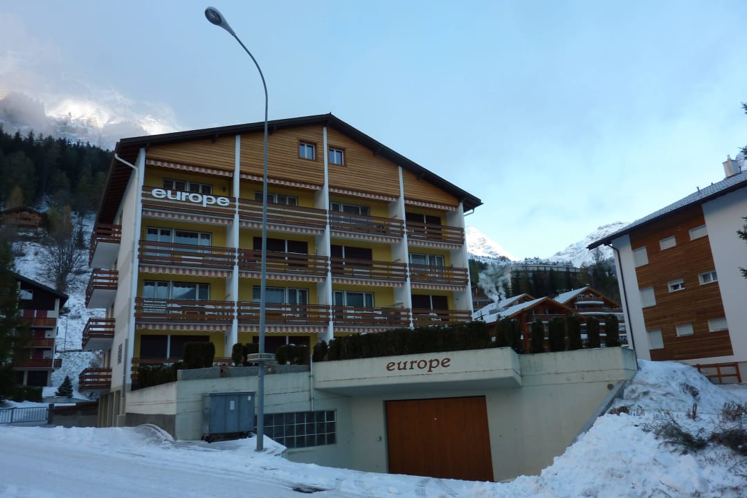 Haus Europe im Winter Appartementhaus Europe