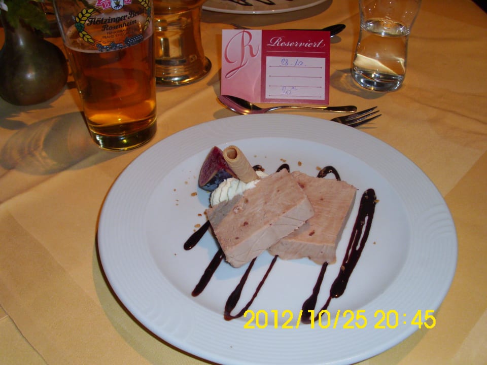 Ein leckeres Dessert Hotel Bellevue am See
