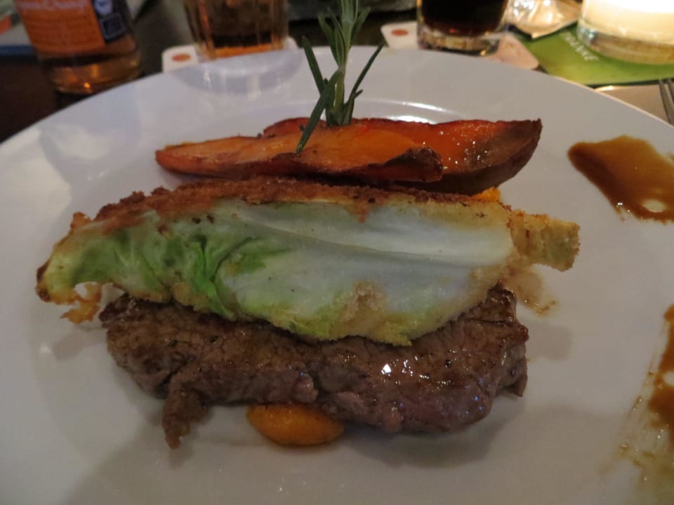 Hüftsteak, das Süßkartoffelpürree ein Gedicht  Best Western Plus Hotel Ostertor