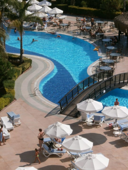 Aussicht auf den Ruhepool Long Beach Alanya