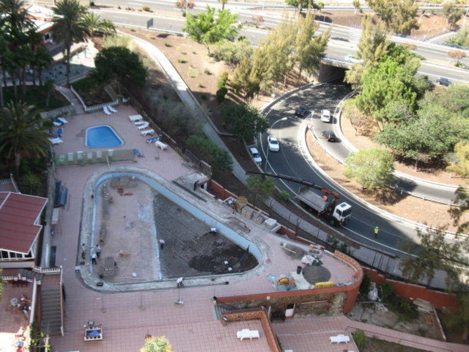 Baustelle im Corona Roja allsun Hotel Lucana