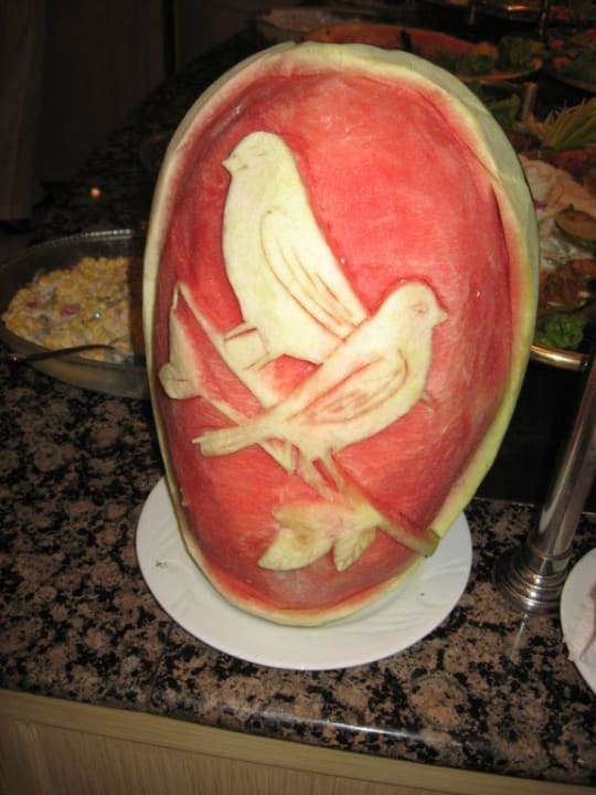 Melone geschnitzt TUI KIDS CLUB Felicia Village