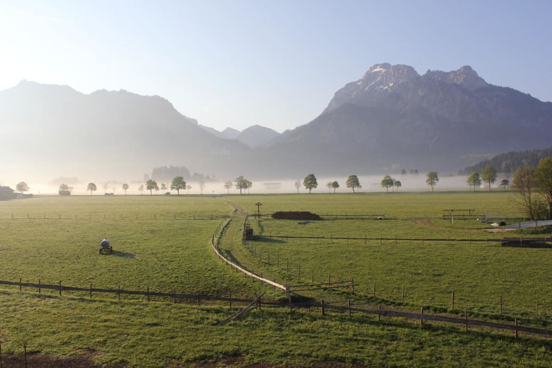 Blick vom Balkon (Luitpold Suite) Hotel Das Rübezahl