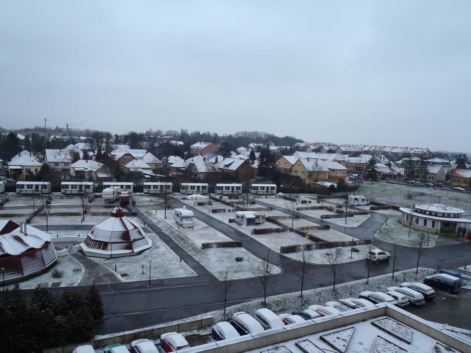 Blick vom Balkon Park Inn by Radisson Sárvár  Resort & Spa