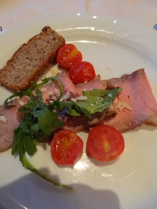 Auszug einer Vorspeise Kronblick - Well-being Hotel