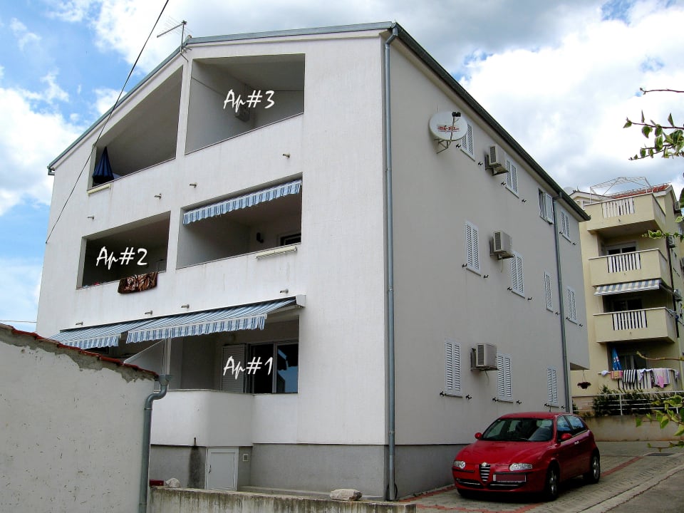 Außenansicht Appartements Jadranka