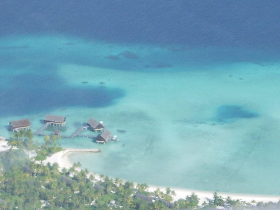 Aussicht vom Wasserflugzeug Adaaran Select Meedhupparu Island Resort - Premium All Inclusive