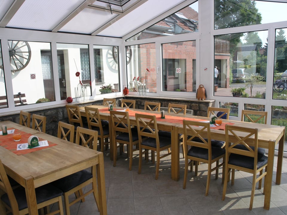 Wintergarten für Geselligkeit! Hotel Garni Zur Alten Post