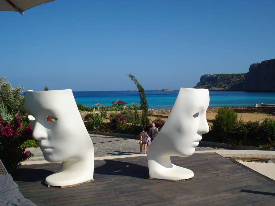 Ausblick von der poolanlage Aquagrand Artistic Luxury Beach Resort - Adults only