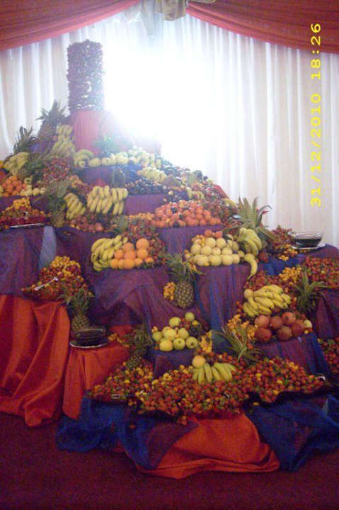 Obstpyramide Weihnachtsbüffet Pickalbatros Dana Beach Resort - Hurghada