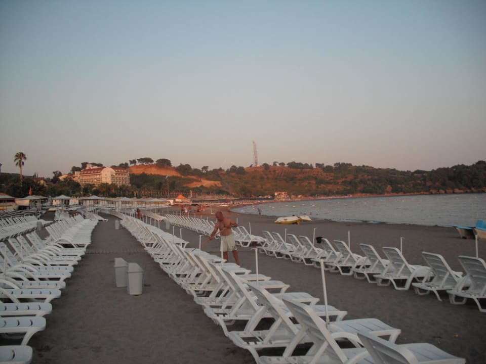 Strand am Abend Hotel Gardenia Beach
