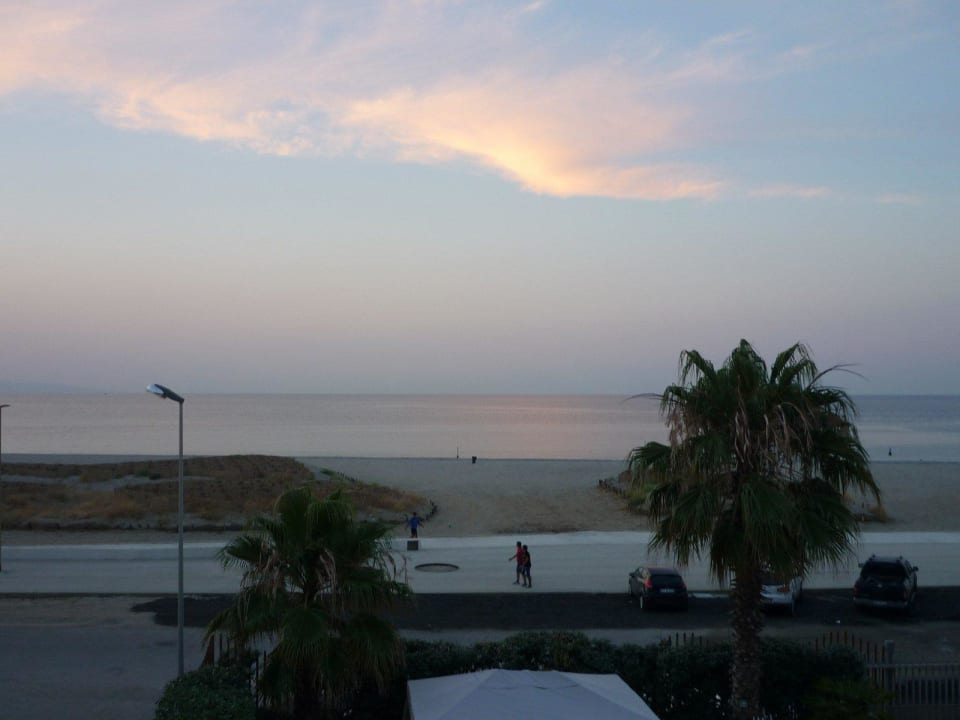 Ausblick von unserem Balkon Hotel La Villa