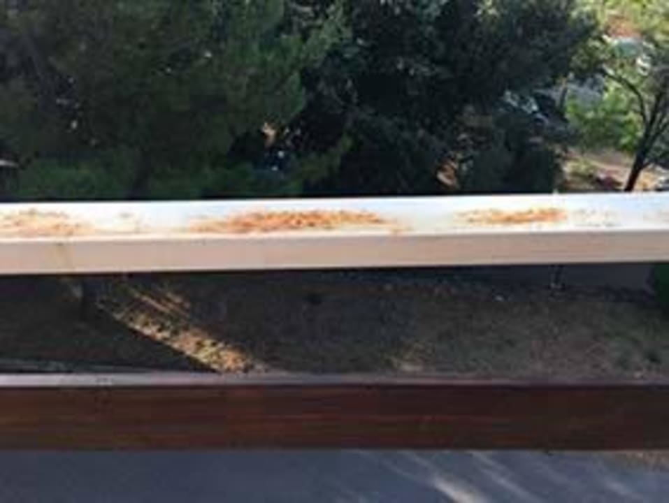 Balkon keine möglichkeit für  nasse Badetücher  Hotel Slaven