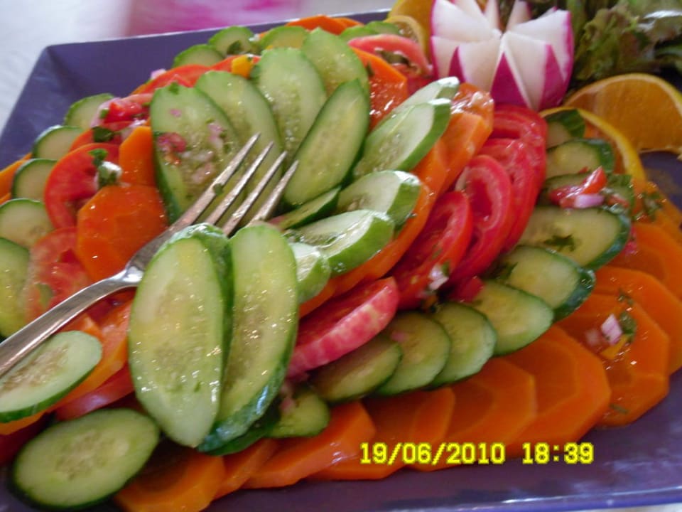 Salat Platte Ghazala Beach