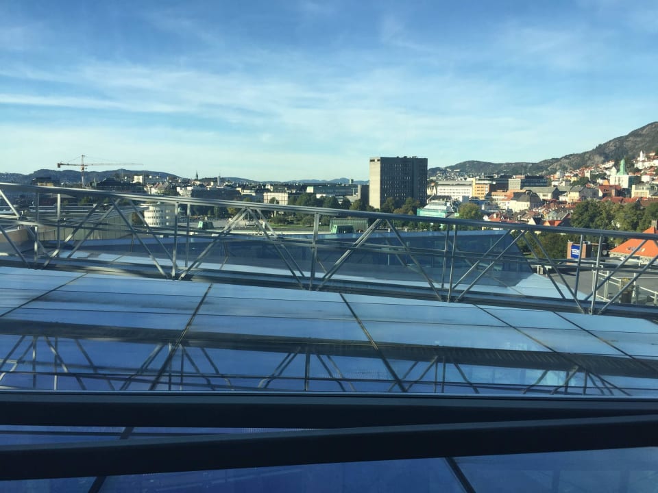 Blick von der 10. Etage Hotel Scandic Ørnen