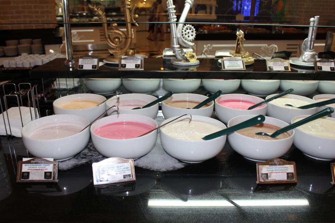Joghurt-Auswahl Hotel Delphin Imperial