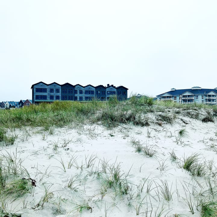 Außenansicht Bretterbude Heiligenhafen