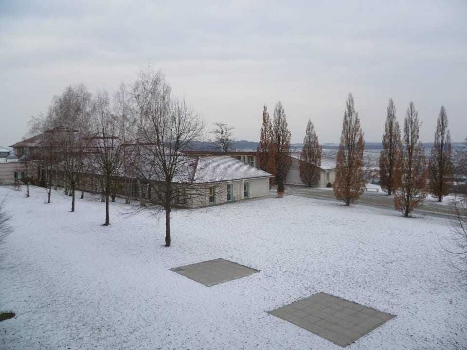 Ausblick aus Zimmer 152 H+ Hotel Limes Thermen Aalen