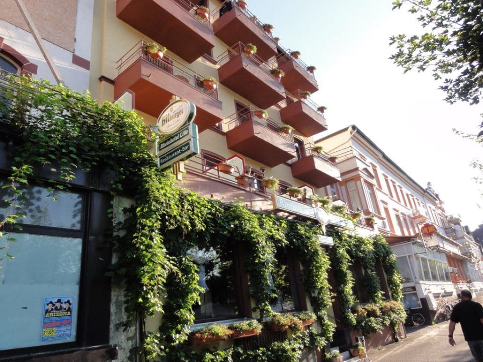 Außenansicht Rheinhotel Lilie