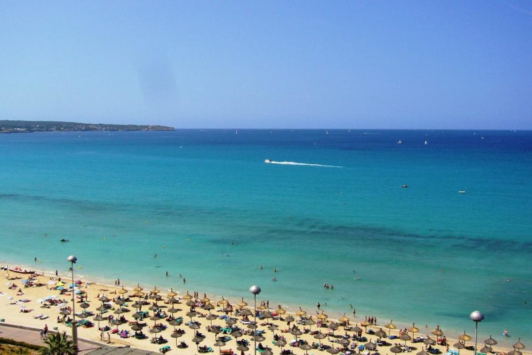 Ausblick vom  Balkon allsun Hotel Pil-lari Playa