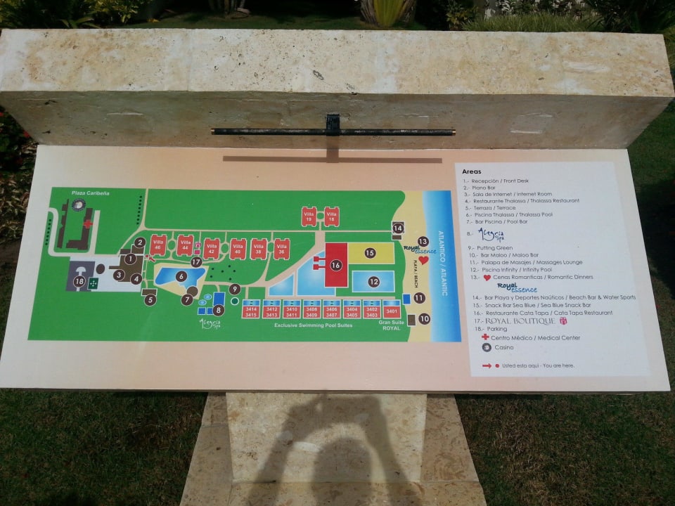 Lageplan "Royal"-Bereich Catalonia Royal Bavaro - Adults only
