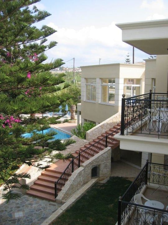 Blick vom Zimmer Kastalia Village & Saint Nikolas Hotel