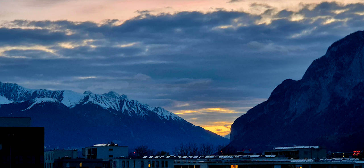 Ausblick Hilton Garden Inn Innsbruck Tivoli
