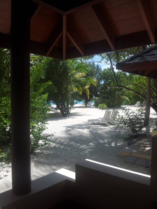 Aussicht von der Rezeption  Summer Island Maldives