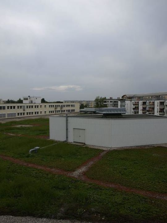 Blick vom Balkon acora Leipzig Living the City