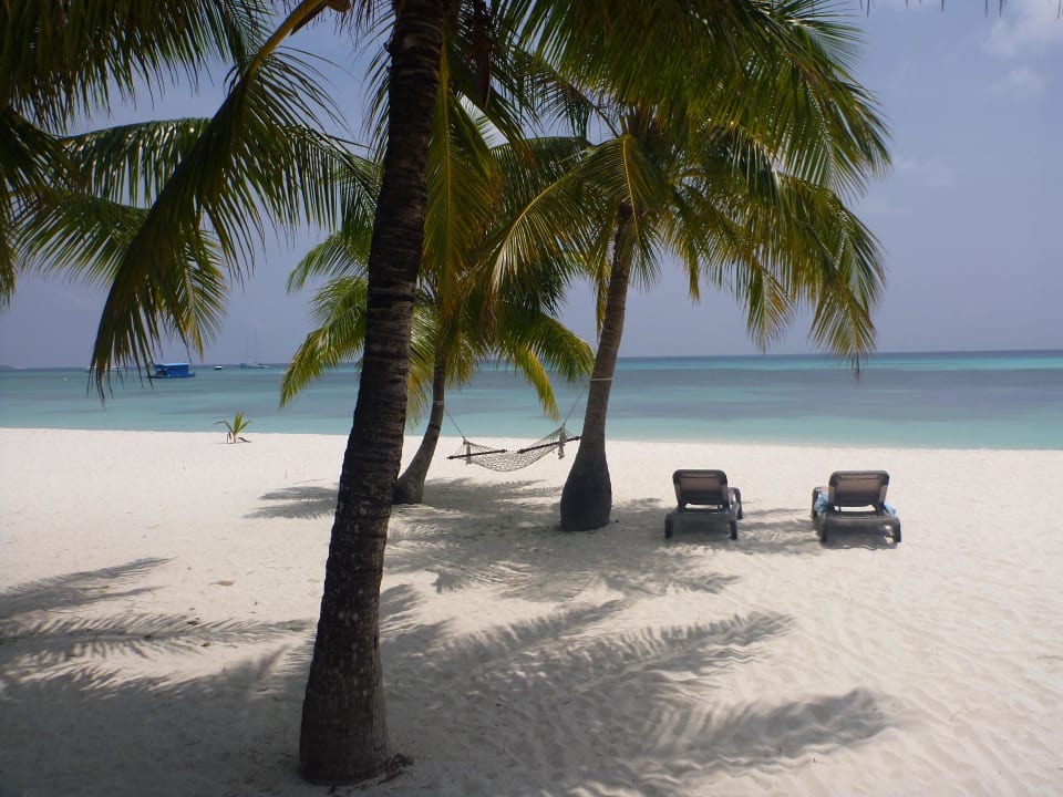 Ausblick von unserer Villa Kuredu Island Resort & Spa
