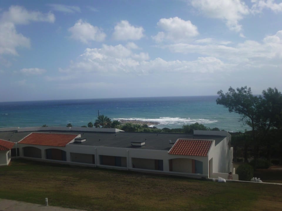 Vom Balkon aus Rodos Princess Beach Hotel & Spa