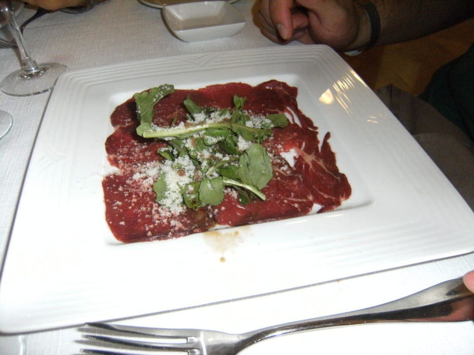 Rindercarpaccio im ital. Restaurant Catalonia Royal Tulum Beach & Spa Resort - Adults only