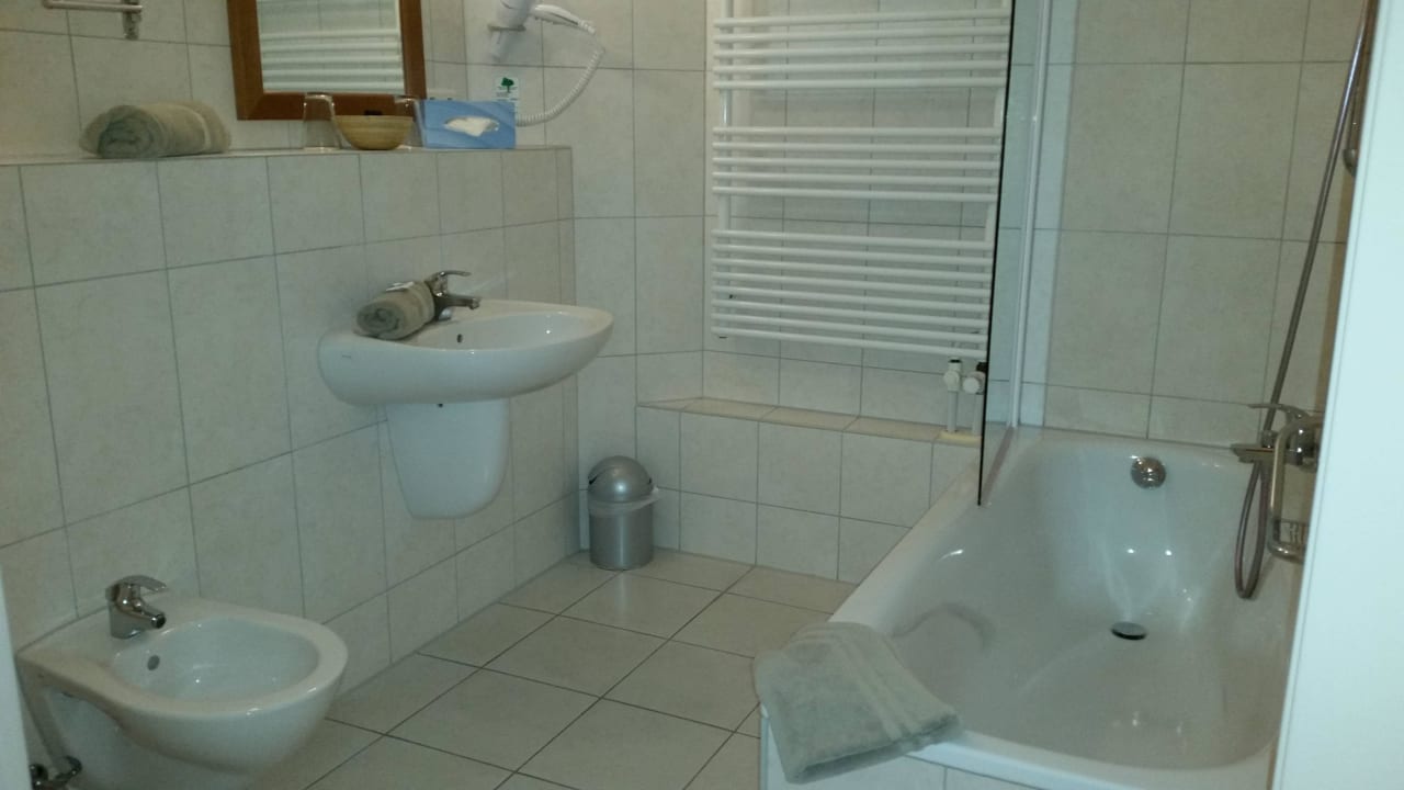 Badezimmer Hotel Ampervilla