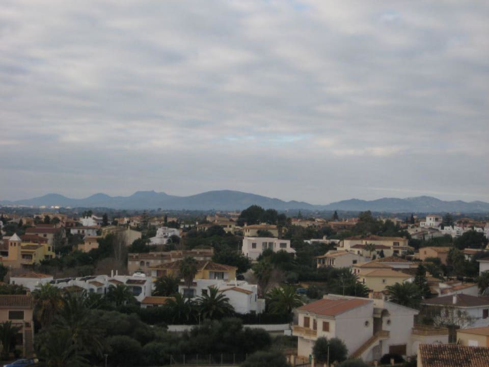 Blick vom Balkon über Sa Coma allsun App.-Hotel Orient Beach