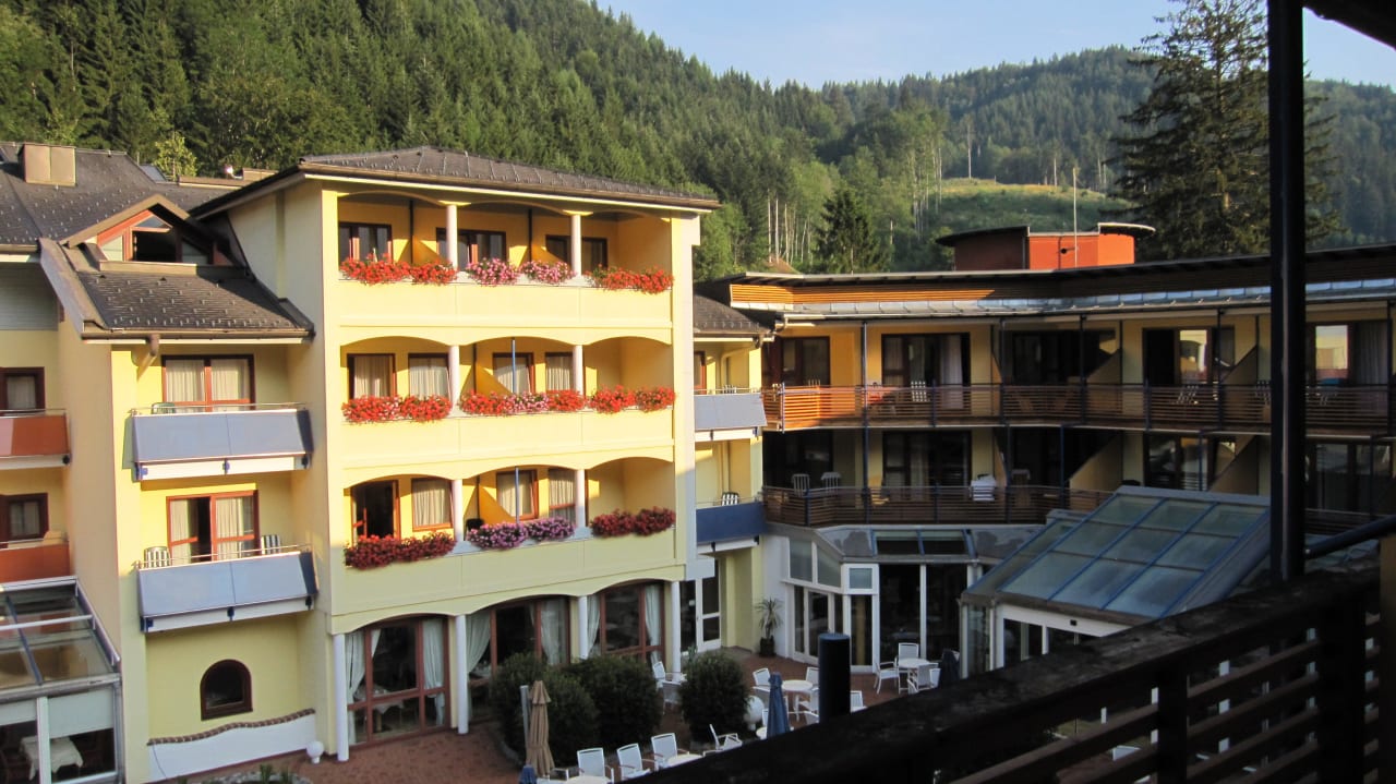 Blick von unserem Zimmer Vivea Hotel Bad Eisenkappel