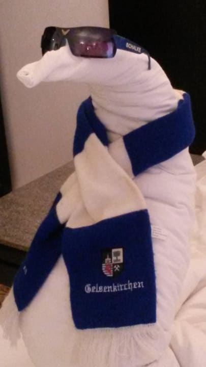 Nette Überraschung im Zimmer Pickalbatros Alf Leila Wa Leila Resort - Neverland Hurghada