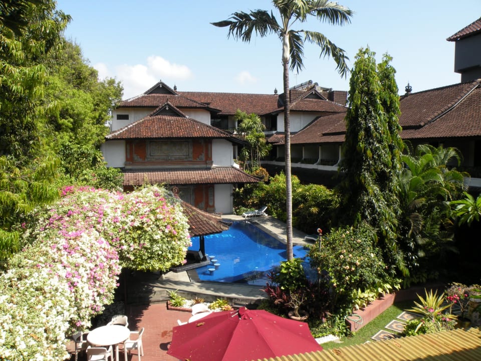 Vom Frühstücksraum Hotel Ari Putri