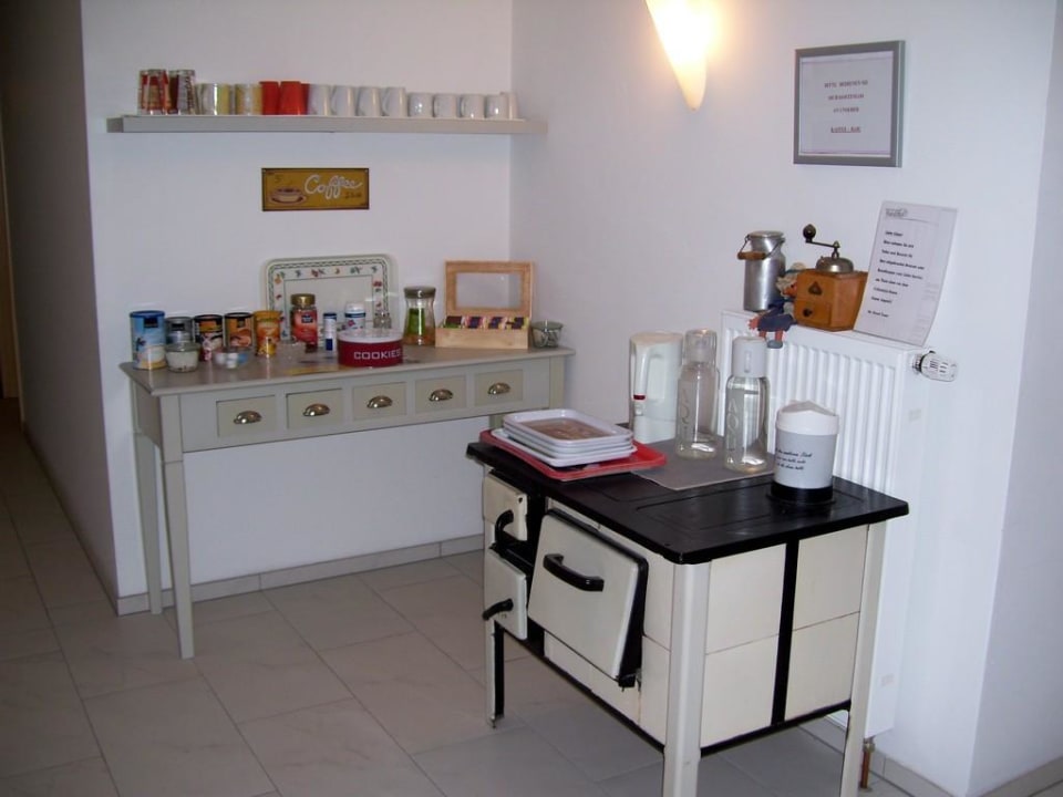 Teeküche für alle Gäste Hotel Garni Haidhof