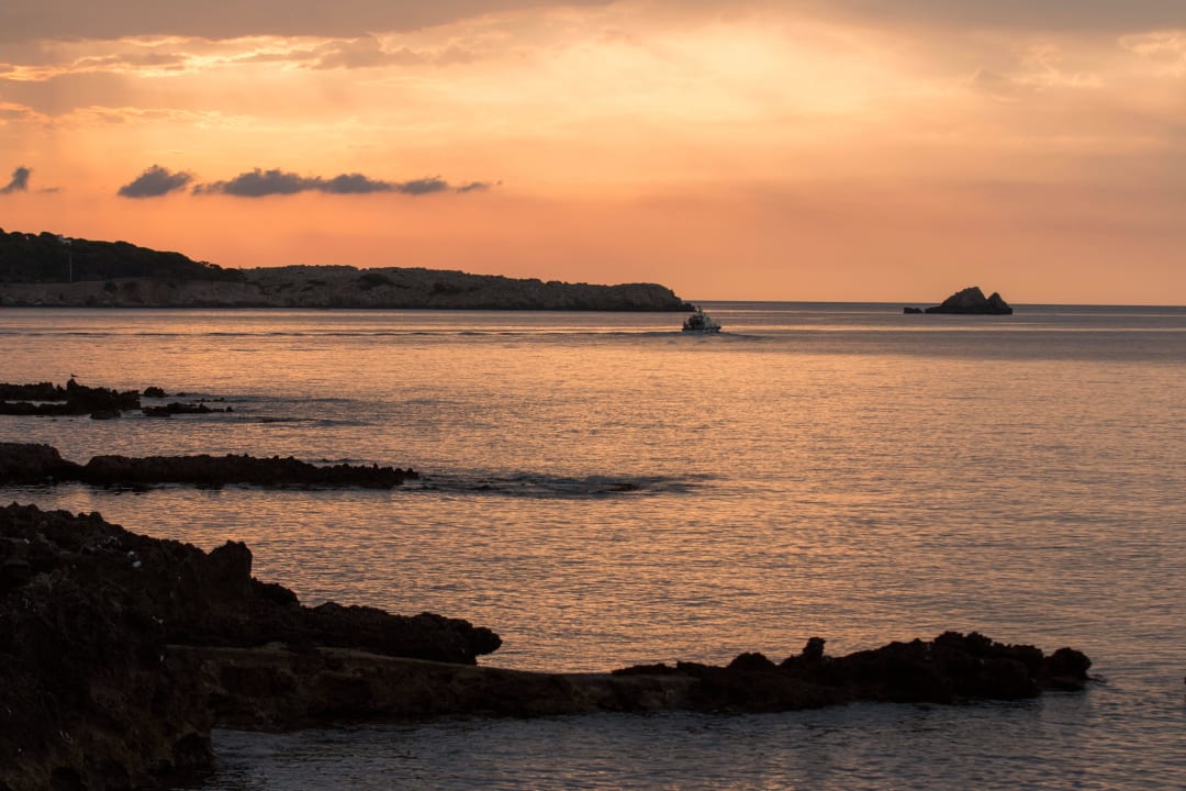 Morgens, Blick von der Promenade Hotel Clumba