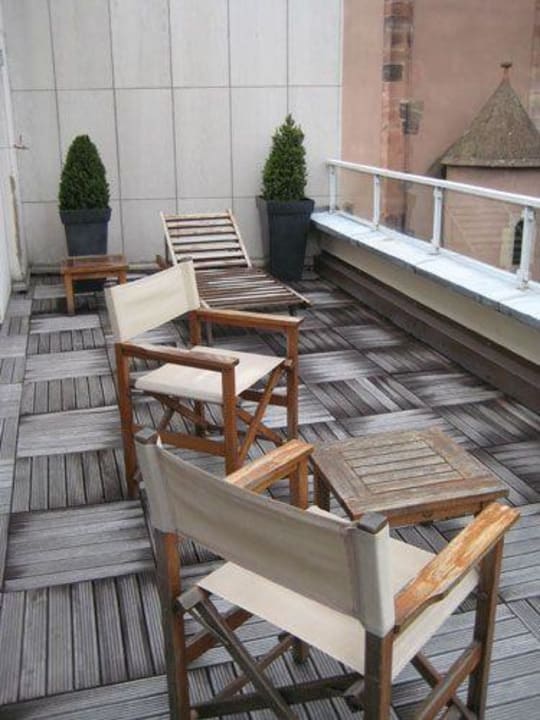 Fitness Terrasse im 5. Stock Hotel Sofitel Strasbourg Grande Ile