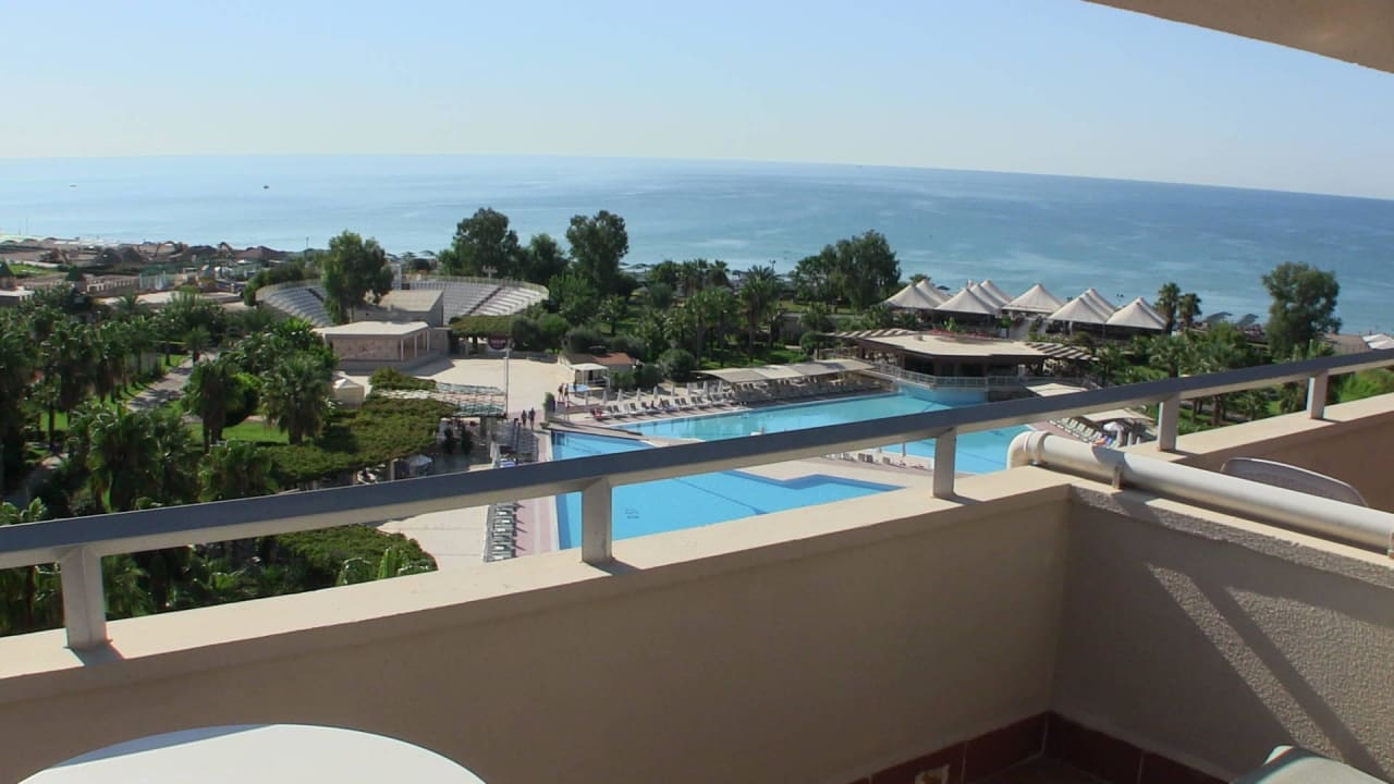 Blick vom Balkon Kaya Belek Hotel