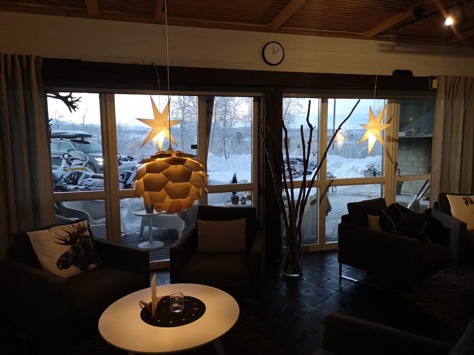 Lobby Máttaráhkká Northern Lights Lodge