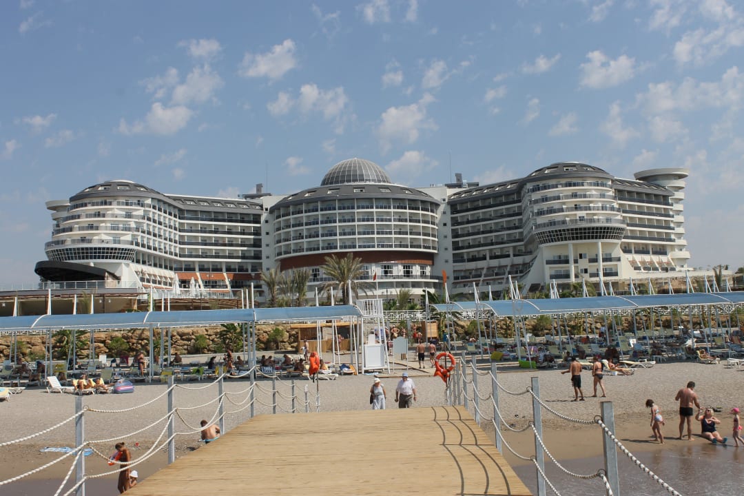 Ausblick vom Steg Seaden Sea Planet Resort & Spa